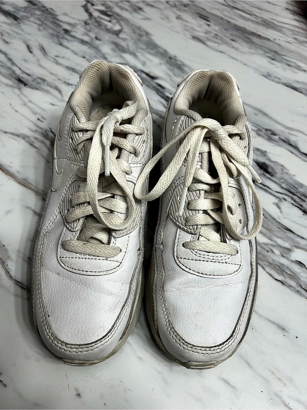 Nike Air Max 90 Sneakers White & Brown US 4.5Y